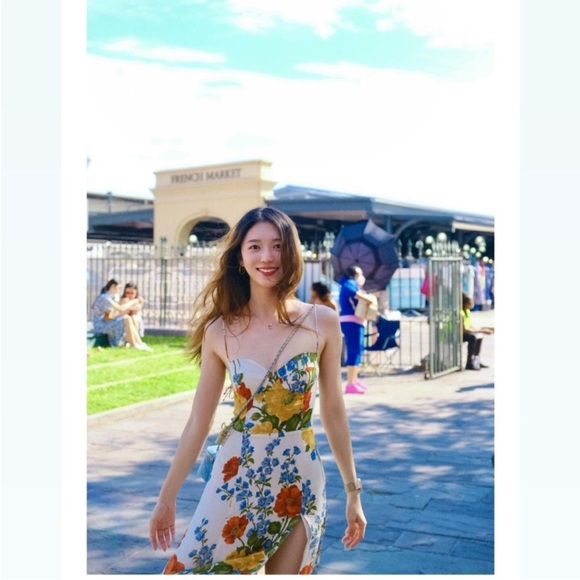 NWOT! Reformation Juliette Midi Dress in Formosa Floral Print - Picture 7 of 16